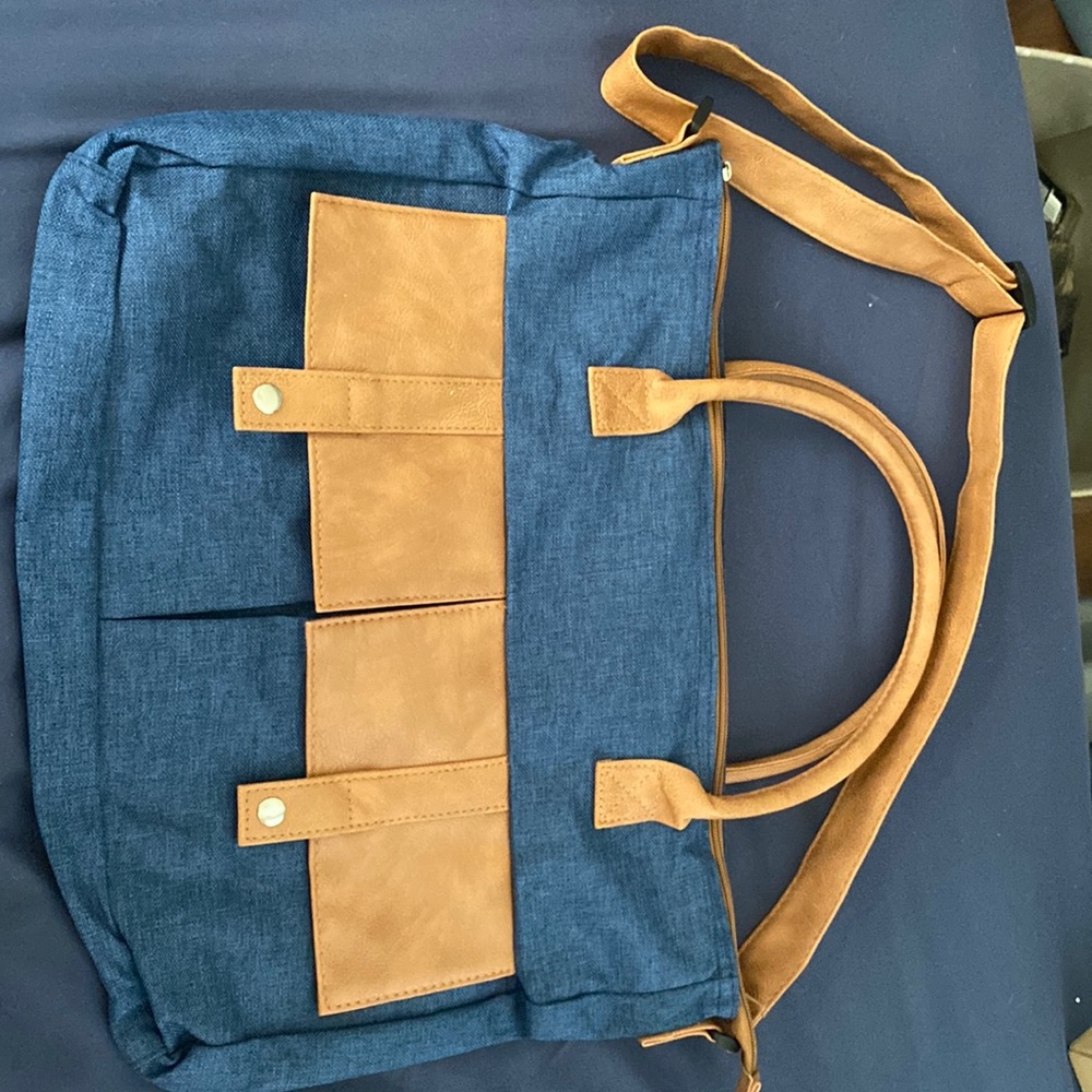 Denim computer bag